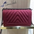 Chanel Boy chevron suede 